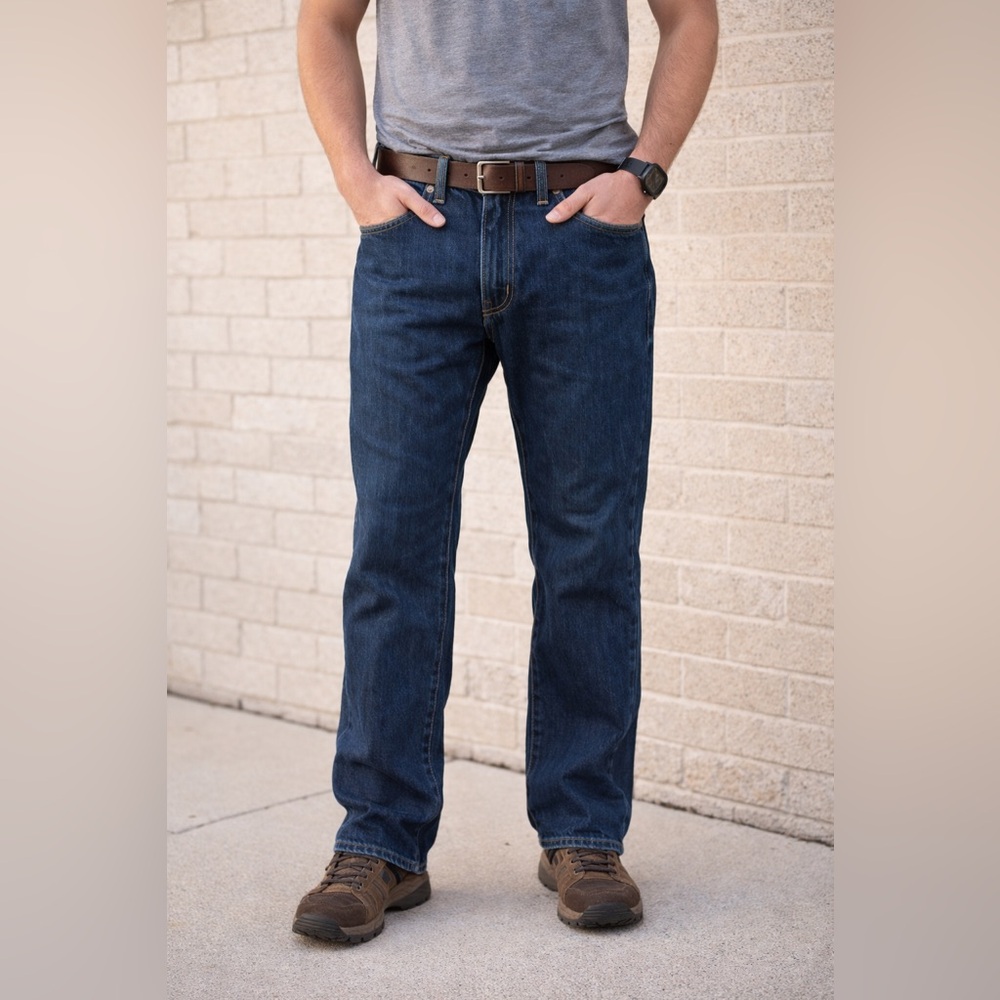 GAP Men's Indigo Straight-Leg Jeans